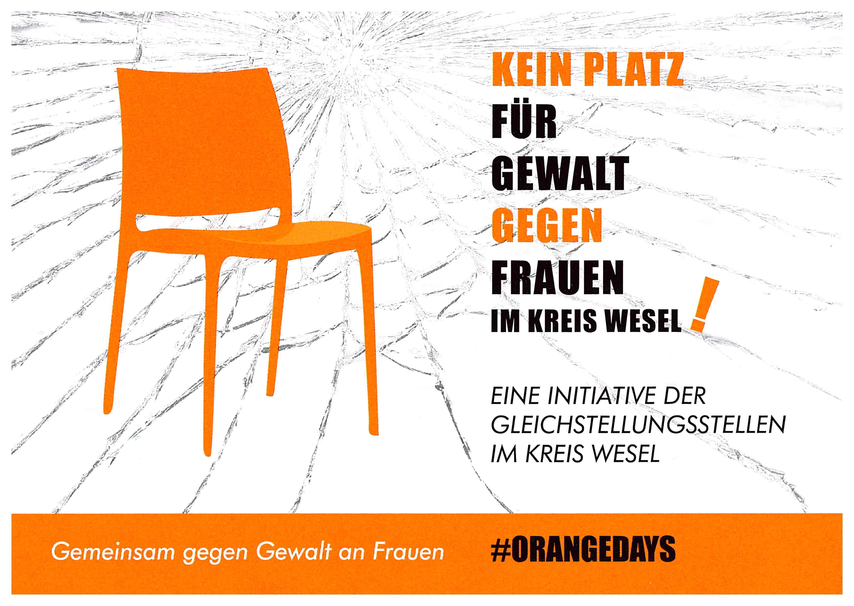 OrangeDay 2023 - Kein Platz für Gewalt gegen Frauen!